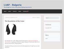 Tablet Screenshot of larp-bg.org